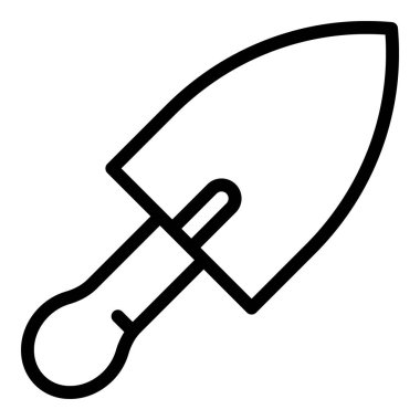 İnşaat mala simgesi, anahat stili