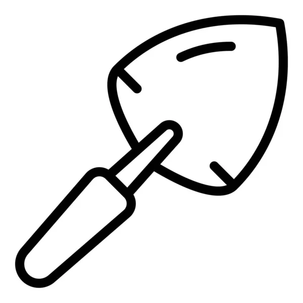 "trowel" 图标, 轮廓样式 — 图库矢量图片