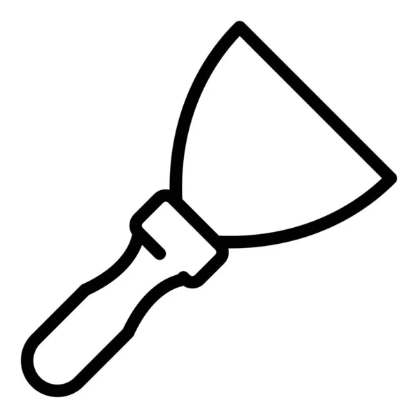 Icono de paleta de mano, estilo de contorno — Vector de stock