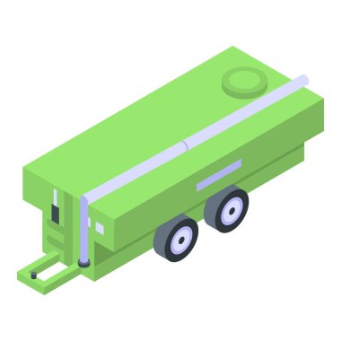 Çekici sarnıç simgesi, izometrik biçim