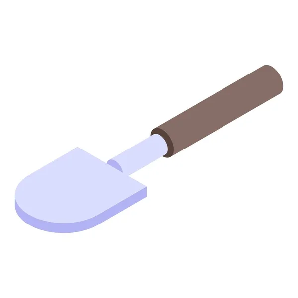 Plant pot shovel icoon, isometrische stijl — Stockvector