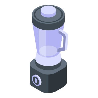 Food mixer icon, isometric style