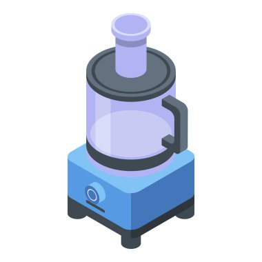 Machine food mixer icon, isometric style