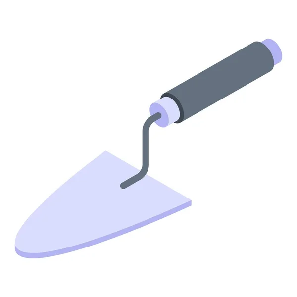 Construction trowel icon, isometric style — Wektor stockowy