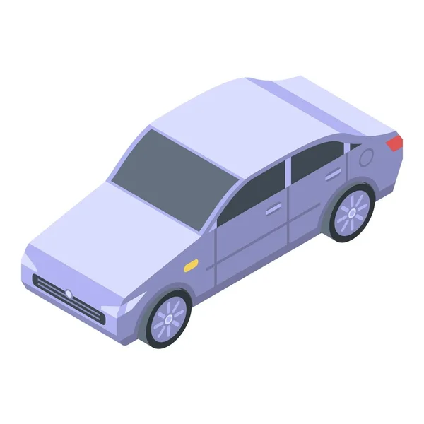 Clean car after wash icon, isometric style — Stok Vektör