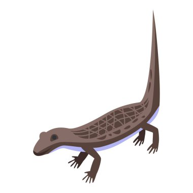 Ağaç sürüngeni simgesi, izometrik biçim