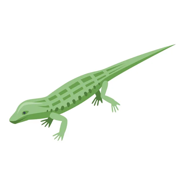 Icono de reptil salvaje, estilo isométrico — Vector de stock