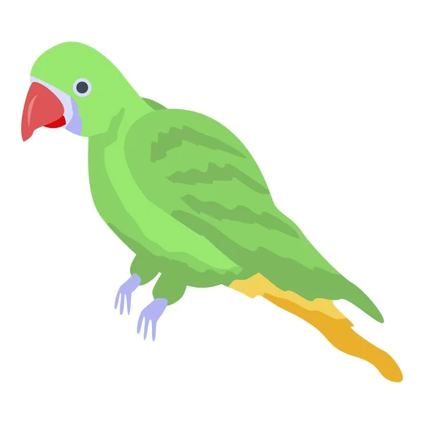 Amazon papegoja ikon, isometrisk stil — Stock vektor