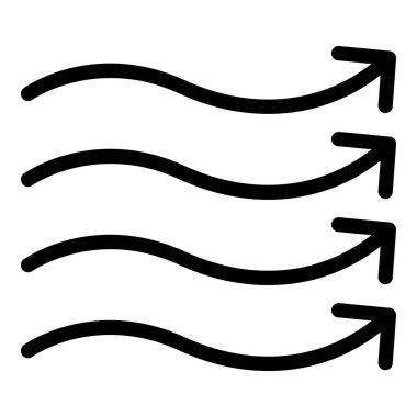 Eğri oklar sağ simge, özet biçimi