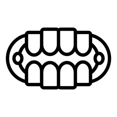 Yanlış çene simgesi, özet biçimi