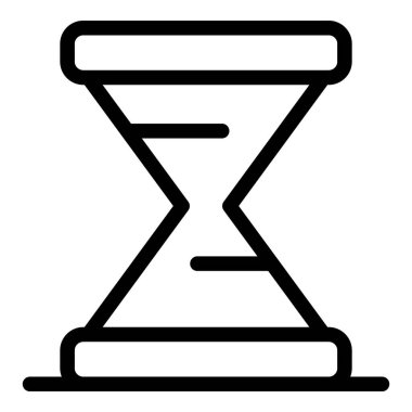 Kum saati simgesi, özet biçimi