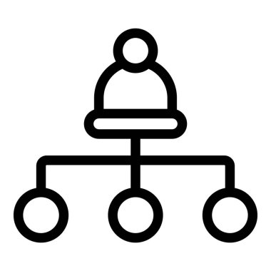 Business scheme icon, outline style