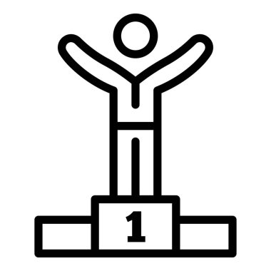 Kazanan podyum simgesi, özet biçimi