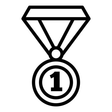 Altın madalya ikonu, özet tarzı