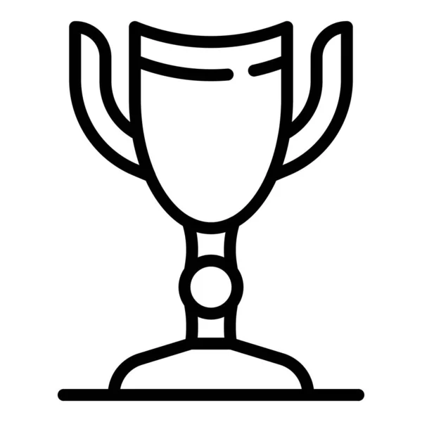 Vinnare cup ikon, dispositionsformat — Stock vektor