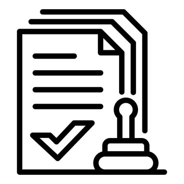 Onaylanmış denetim belgeleri simgesi, özet biçimi