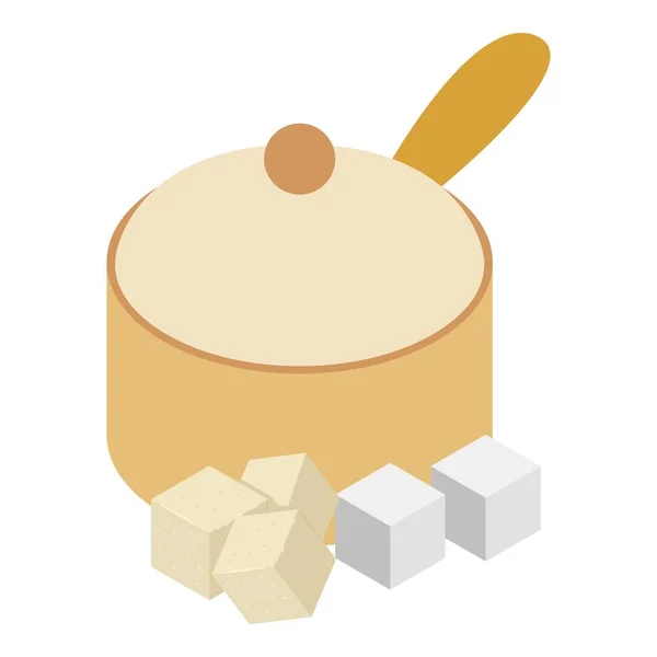 Cooking icon, isometric style — Stock Vector