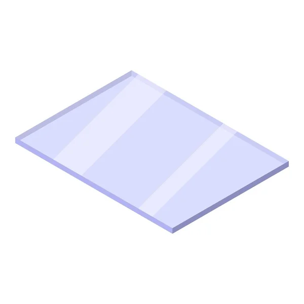 Window glass icon, isometric style — 图库矢量图片