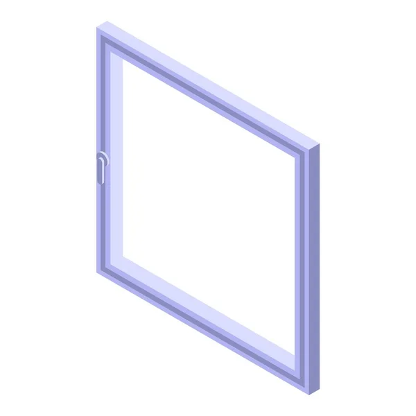 Ícone de quadro quadrado de janela, estilo isométrico —  Vetores de Stock