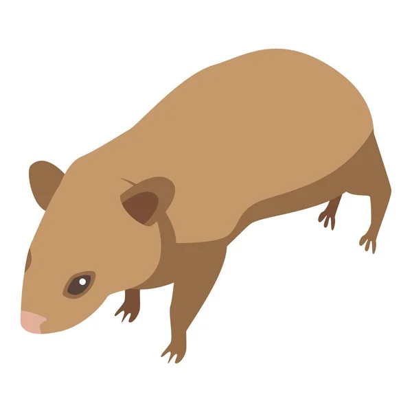 Little mice icon, isometric style — Stockvektor
