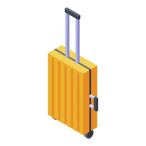 Εικονίδιο ταξιδιωτικής τσάντας, ισομετρικό — Διανυσματικό Αρχείο