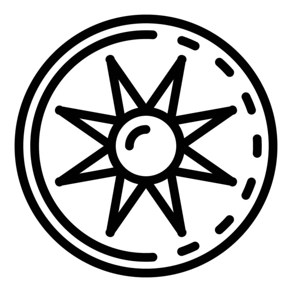 Aircraft repair symbol icon, outline style — Stockový vektor