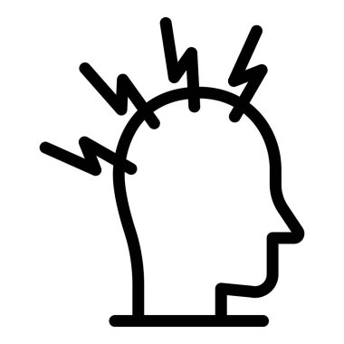 Korku stres simgesi, taslak biçimi