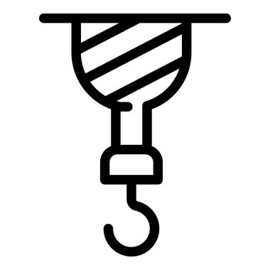 Turna kancası simgesi, dış hat biçimi