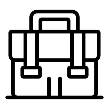 Deri çanta simgesi, taslak biçimi