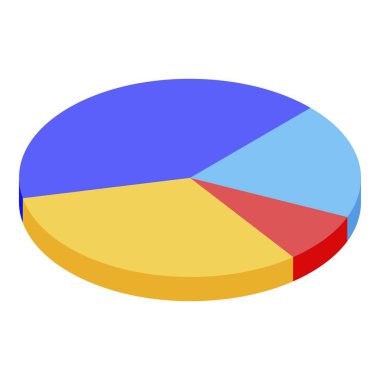 Pasta grafik simgesini, izometrik stili