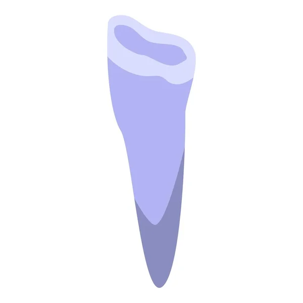 Icône de restauration des dents cassées, style isométrique — Image vectorielle