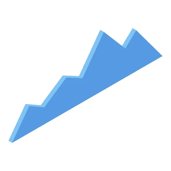 Icono gráfico digital, estilo isométrico — Vector de stock