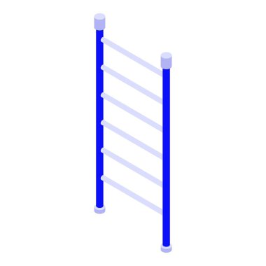 Çocuk oyun alanı simgesi, izometrik biçim