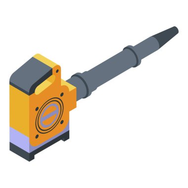 Yaprak üfleyici simgesi, izometrik biçim