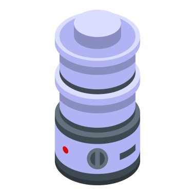 Mutfak buharı simgesi, izometrik biçim