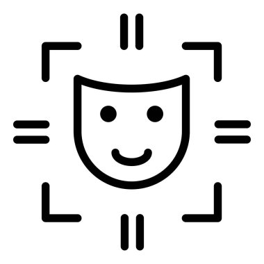 Yaşam beceri maskesi simgesi, özet biçimi