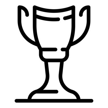 Görev altın kupa simgesi, taslak biçimi