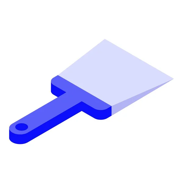 Putty knife icon, isometric style — 图库矢量图片