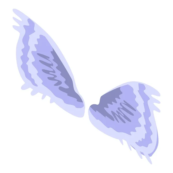 Ikona skrzydeł heraldycznych w stylu izometrycznym — Wektor stockowy