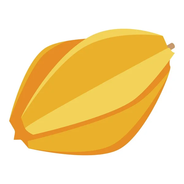 Icono de carambola fresca, estilo isométrico — Vector de stock