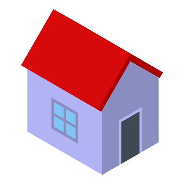 Architect house icon, isometric style — Stock Vector