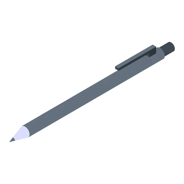 Ícone caneta arquiteto, estilo isométrico — Vetor de Stock