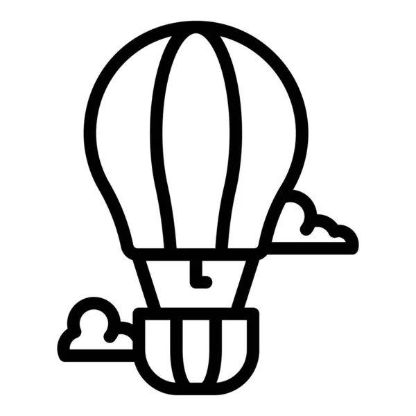 Innovationsikone Luftballon, Umrissstil — Stockvektor