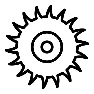 Çember testere simgesi, özet biçimi