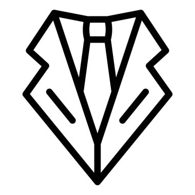 Damat kravat simgesi, özet biçimi