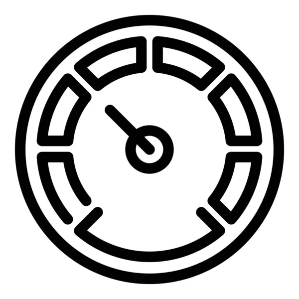 Icono de pantalla barómetro, estilo de contorno — Vector de stock