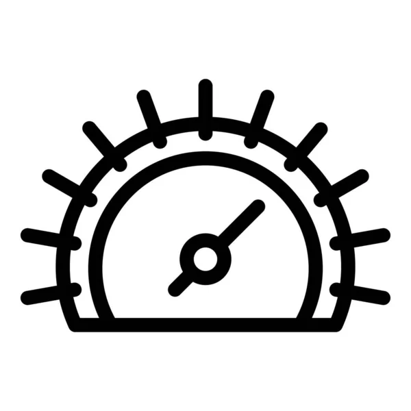 Ícone do barômetro do clima, estilo esboço — Vetor de Stock