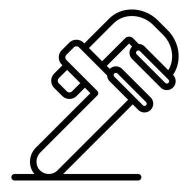 Ayarlanabilir anahtar simgesi, anahat stili