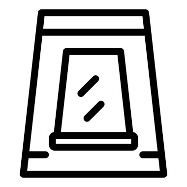 Çatı penceresi simgesi, özet biçimi