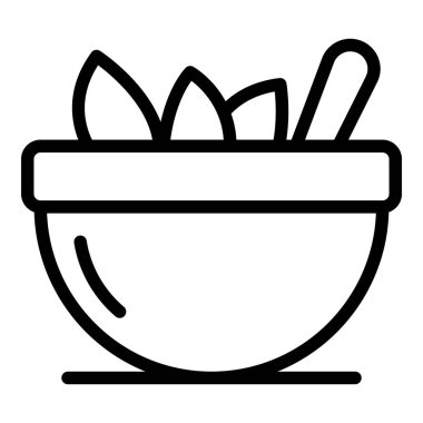 Okaliptüs yapraklı kase, taslak biçimi